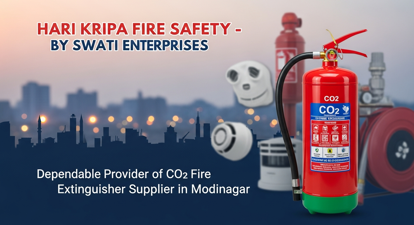 CO₂ fire extinguisher used for electrical fire safety in Modinagar
