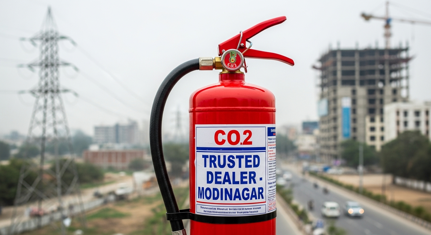 CO₂ fire extinguisher for electrical fire safety in Modinagar