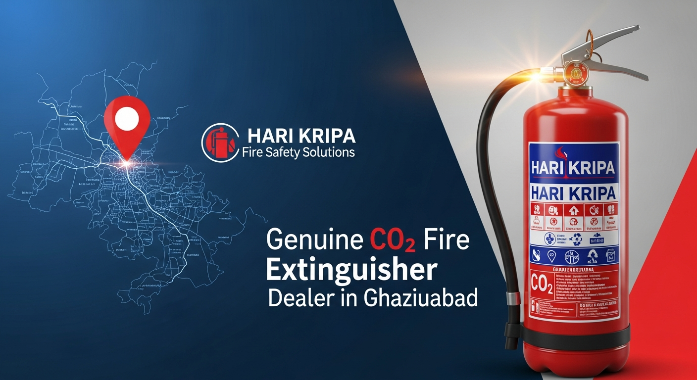 CO₂ clean agent fire extinguisher dealer in Ghaziabad for industrial and cyber areas