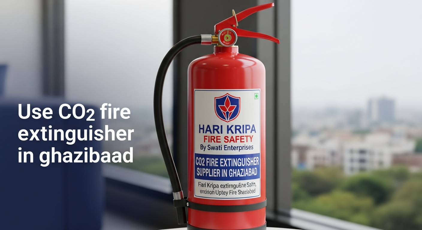 CO₂ fire extinguisher supplier in Ghaziabad by Hari Kripa Fire Safety