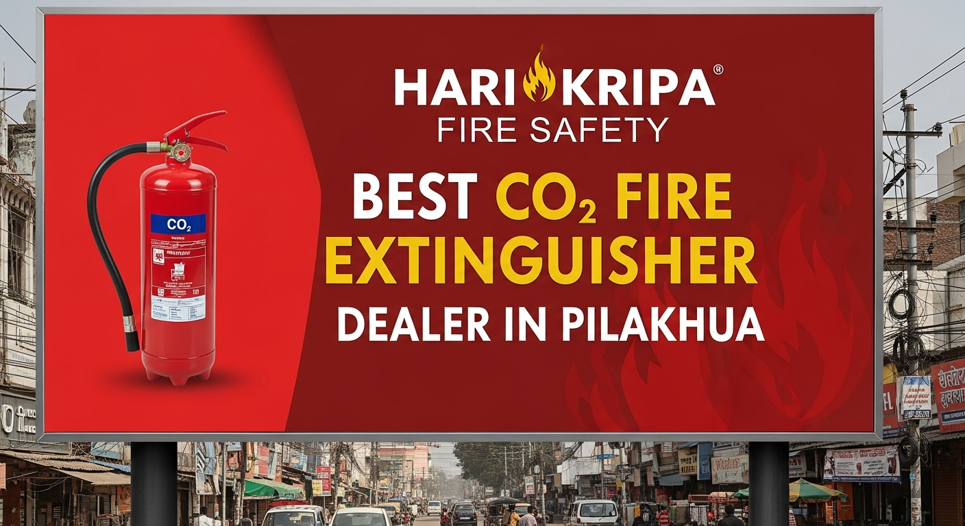 CO₂ fire extinguisher dealer in Pilakhua by Hari Kripa Fire Safety