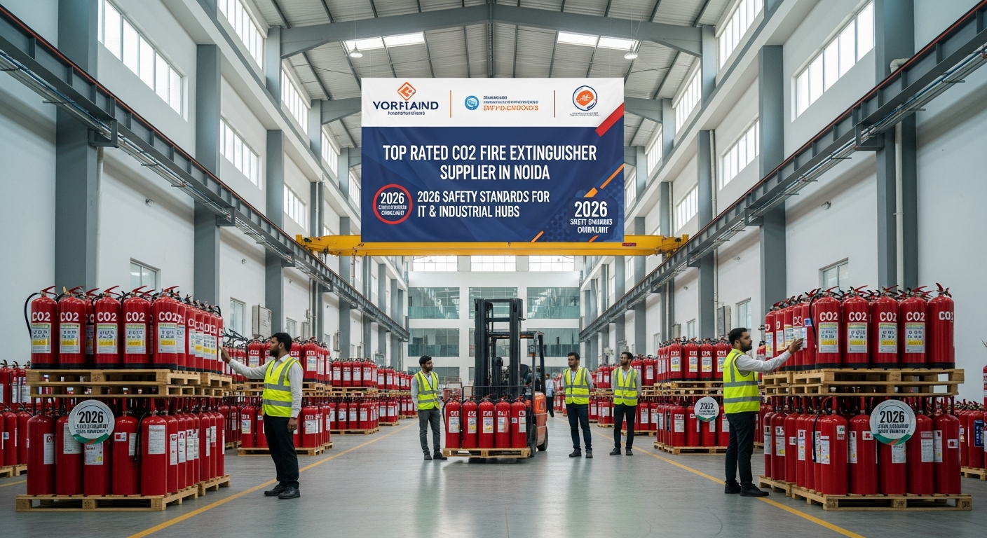 CO₂ fire extinguisher supplier in Noida by Hari Kripa Fire Safety
